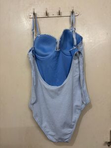 Striped One Piece Swimsuit