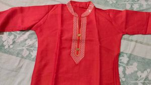 Red Dress Material