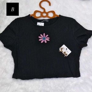 Shein Crop T-shirt