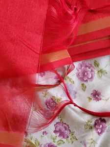 Red &amp; Gold Dupatta