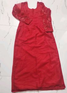 Red Pakistani Suit