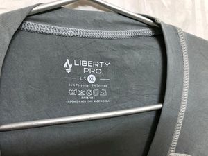 Liberty Pro Round Neck Grey T Shirt