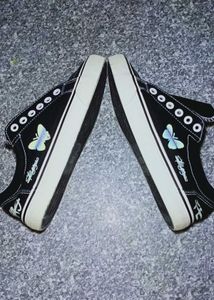 FEIYAO BLACK DENIM SHOE