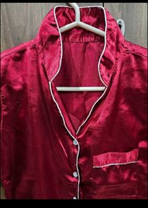 Cherry 🍒 Colour Night Suit