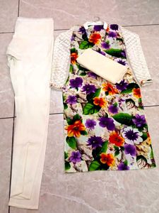 Kurti Peazmi With Dupatta