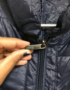 Oltre Blue Lightweight Puffer Jacket