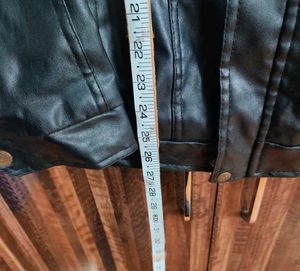 Parx Solid Leather Jacket - Chest 44