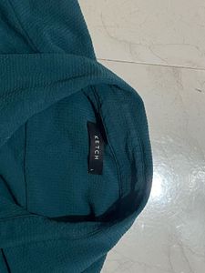 textured olive green premium Shirt