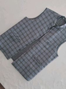 Vintage Plaid Blazer