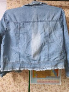 Sky Blue Denim Jacket.