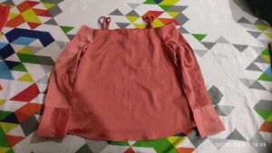 Satin Crop Shirt