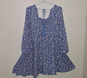 Floral Print Mini Dress
