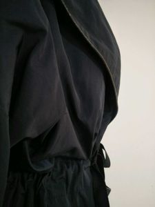 Navy blue hooded jacket