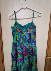 Boho Print Maxi Dress Never Used