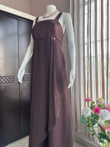 Brown Premium Plus Size Gown