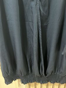 Elegant Navy Blue Blouse