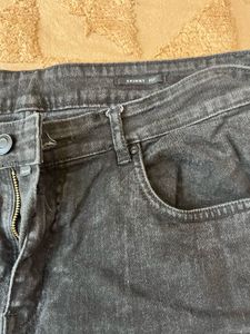 Black Wash Denim Jeans