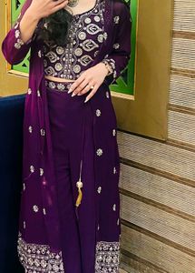 Beautiful Purple Wedding Outfit