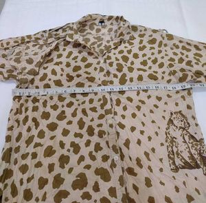 Leopard Print Shirt Cotton