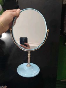 Light Blue Vanity Mirror