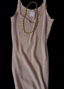 Ribbed Tank Dress - Casual Chic