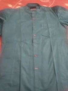 Band Collar Button Down Shirt