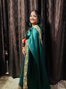 Elegant Green Saree