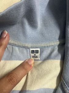 Uniqlo Striped Polo Shirt Women