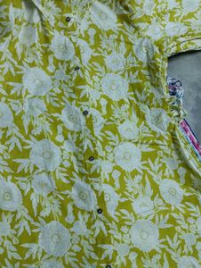 Floral Print Button-Down Shirt