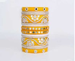 Yellow Bangle Set