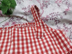 Ghingnam Checkerd Red Top