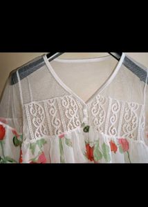 Aesthetic Floral Printed Top💌