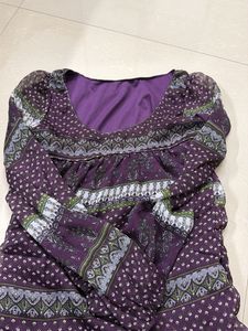 Cute Purple one piece Dress