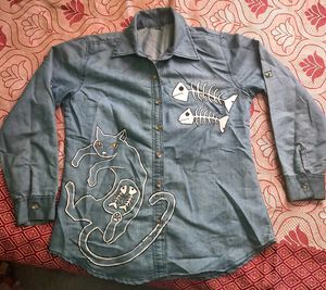 Punk/y2k/Funky cat shirt