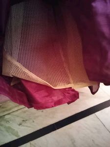 Burgundy Embellished Lehenga Skirt