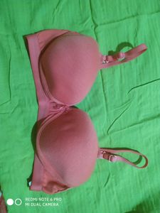 Pink Paded Bra