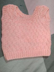 Cute Knitted handmade Baby Vest