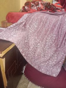 Elegant Lavender Pakistani Suit
