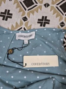 Mint Green Polka Spegitty Top