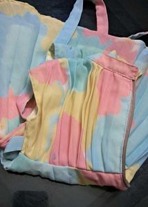 Floral Ruffle Dress Combo