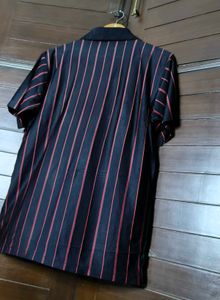 Men Striped Casual Polo Tshirt