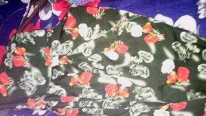 Floral Print  Kurta And Pajama Pants