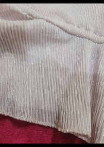 Shimmer Party Top With Long Sleeves