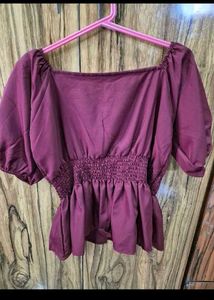 Burgandy Top