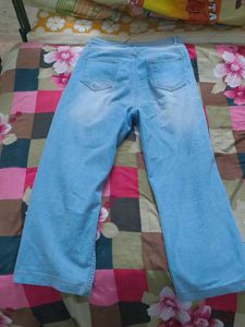 Wide Leg Denim Jeans