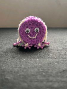 Crochet Macaroon Buddy (Purple)