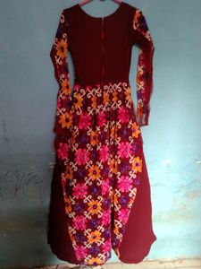Women&#39;s Gown Embroidery Work