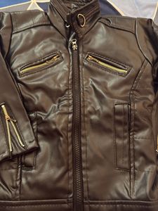 Black Faux Leather Jacket