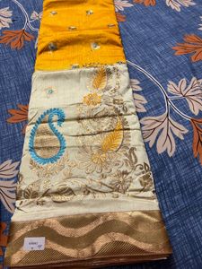 Brand New Silk cotton Saree