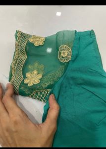 Blue legenga choli set